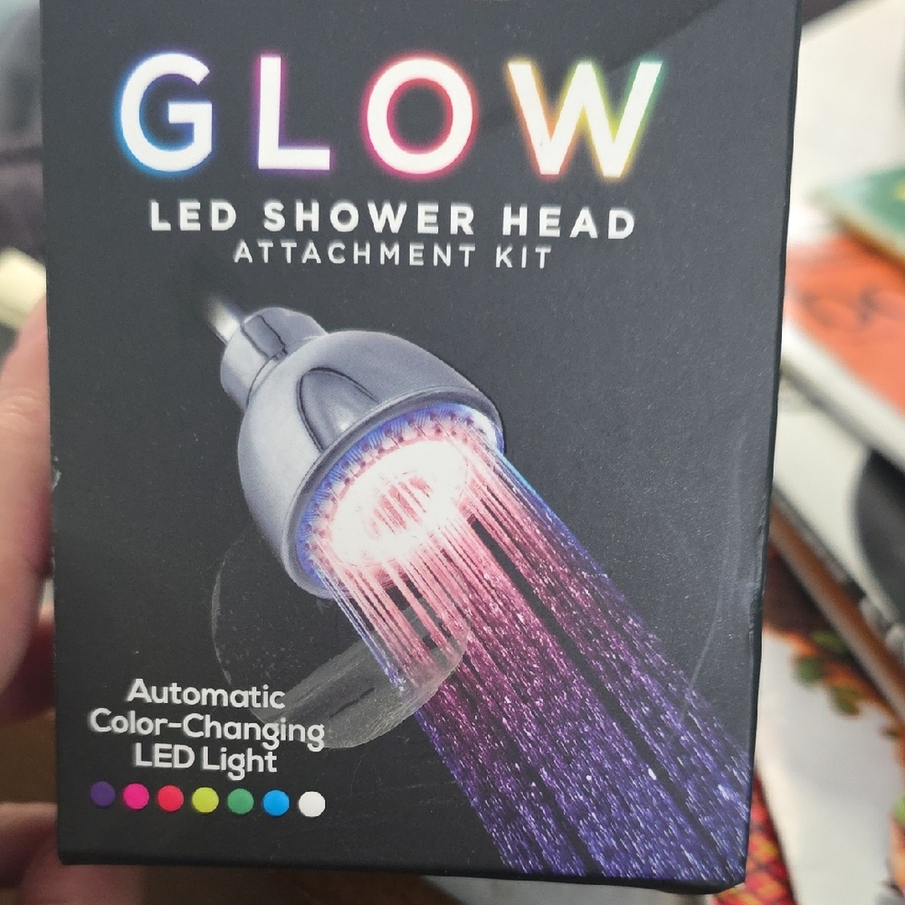 Hype Glow LED Shower Head - Color-Changing